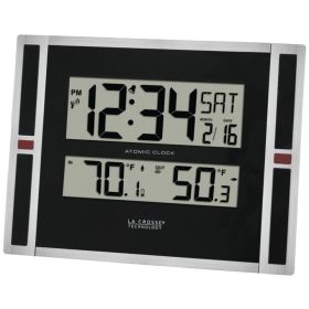 La Crosse Technology 513-149 Indoor/Outdoor Thermometer & Atomic Clock
