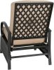 Outdoor Reclining Lounge Chair Automatic Adjustable with Comfortable Cushion