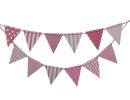Set of 2 Stylish Party Banners Pennant Banner Party Supplies Pink