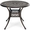 36 Inch Backyard Bistro Table With Umbrella Hole